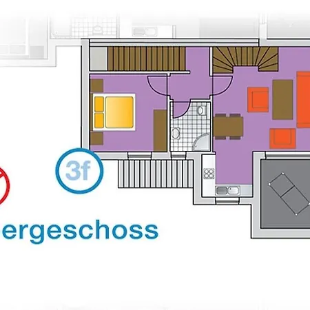 Casa de Férias Jacket's Nest Am Westkaap 3f Borkum